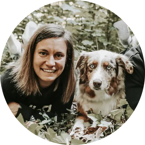 Anne mit ihrem Hund